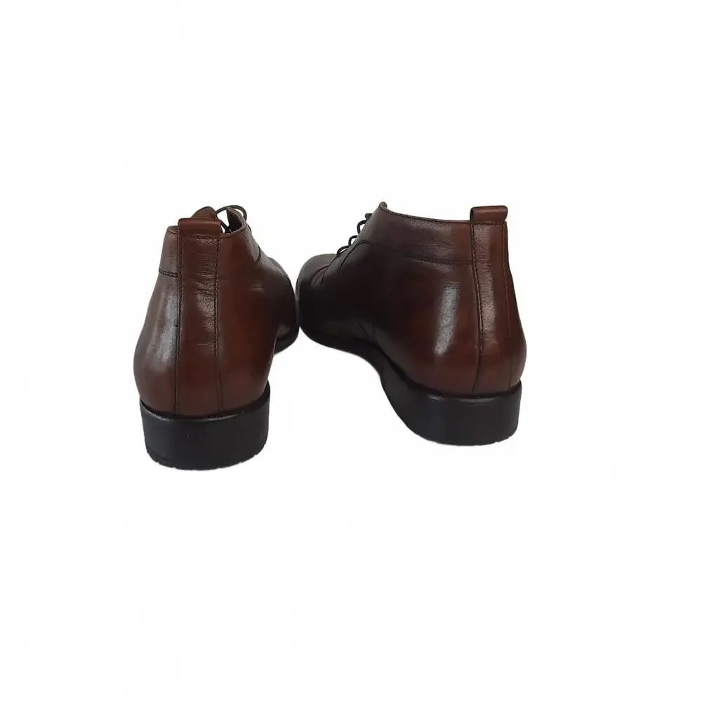 Paragon‎ Men's Brown Leather Lace-Up Boots Size 11